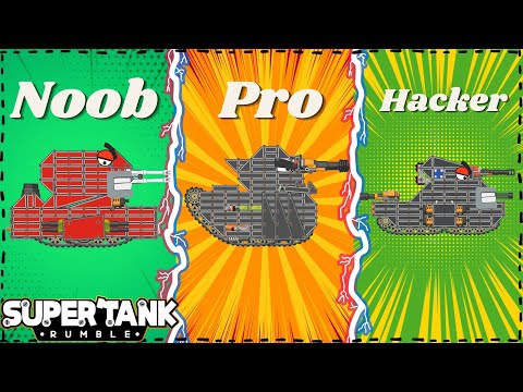 Видео: Танк-монстр - Левиафан нуб против профи против хакера | Супер битва танков | Мультики про танки