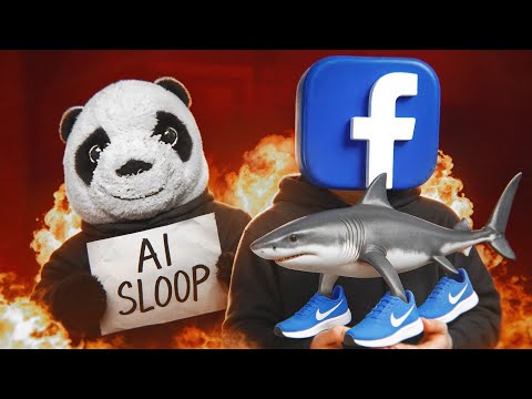 Видео: Самая ПОТЕШНАЯ Соц Сеть - AI Slop Уничтожил FACEBOOK