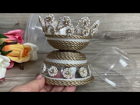 Видео: ОДНА  ЛУЧШЕ ДРУГОЙ! 4- Идеи. Как из пластмассовых чашек сделать симпатичные конфетницы. DIY Gift