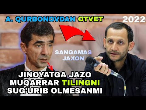 Видео: АБДУЛЛА КУРБОНОВ ПОРТЛАДИ ЖАХОНГИР ОТАЖОНОВГА ОТВЕТ КИЛДИ