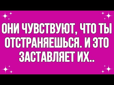 Видео: Они Чувствуют, Что Ты Отстраняешься... И Это Заставляет Их...