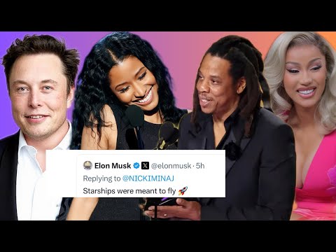 Видео: ‼️Илон Маск РЕАКТИРУЕТ на Ники и Джей Зи, ПРОСЯЩИХ денег в Дубае! Карди Би, Стефон Диггс и Кейша ...