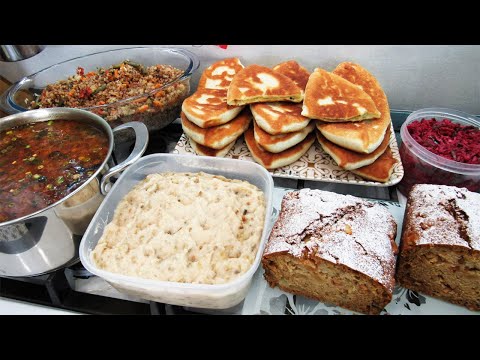 Видео: Постное меню - 6 блюд на каждый день! Что мы едим в пост: Завтрак, Обед, Ужин и постная выпечка
