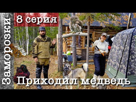 Видео: Уехали с женой жить в тайгу Приполярного Урала | Медведь навалил около палатки | Ловим щуку | ч.8