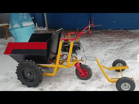 Видео: Фаркоп на минидумпер !? Имеет право на существование!