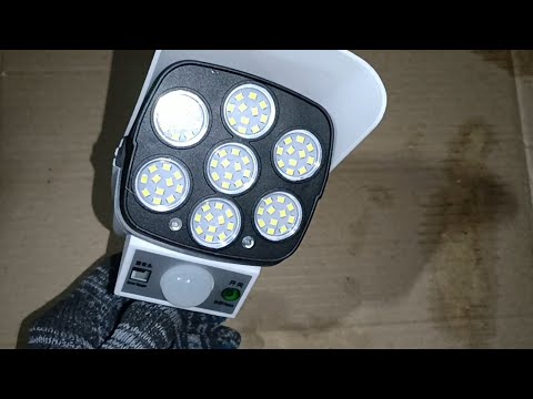 Видео: Уличный фонарь с датчиком движения 