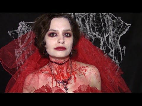 Видео: Грим мертвой невесты на Хэллоуин. Dead bride Halloween makeup tutorial.