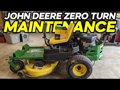 Видео: Настройка John Deere Zero Turn + замена масла — шаг за шагом