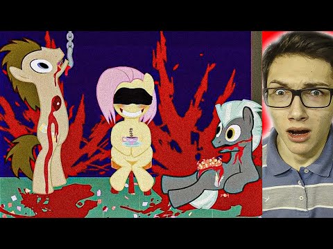 Видео: ЖУТКИЙ МУЛЬТИК МАЙ ЛИТЛ ПОНИ! Крипипаста. Вечеринка на одного | комикс / Реакция на my little pony