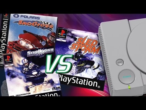 Видео: Обзор всех игр о гонках на снегоходах на PS1 — Сравнение игр для PS1