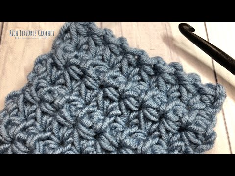Видео: Как вязать крючком узор «Маленькая ромашка»