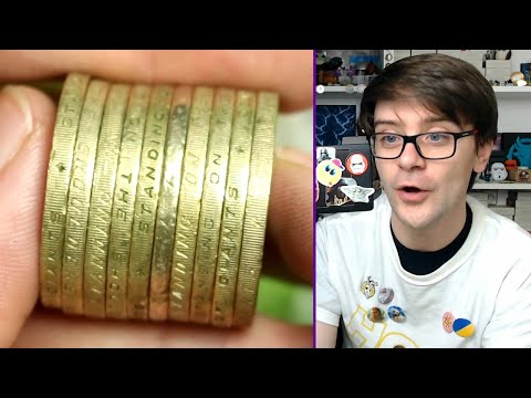Видео: Сегодня так много редких монет достоинством 2 фунта стерлингов!!! Охота за монетами достоинством ...