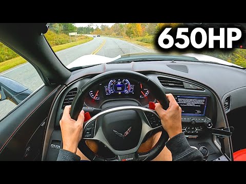 Видео: POV: Каково это — водить C7 Corvette Z06