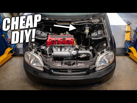 Видео: K20 Civic получает подтяжку тормозной магистрали!