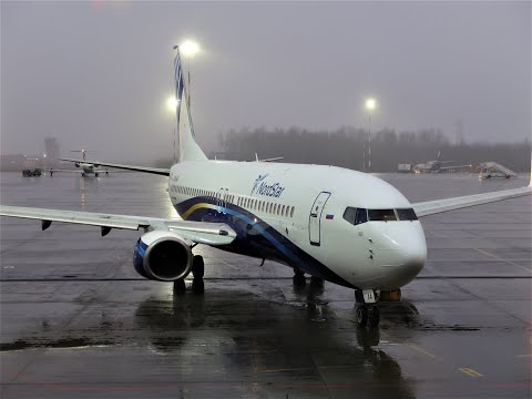 Видео: Boeing 737-800 NordStar Санкт-Петербург - Москва
