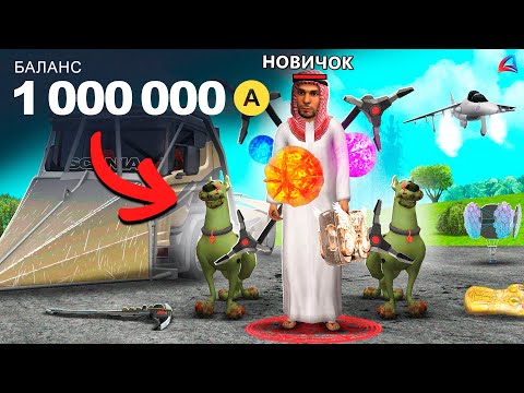 Видео: Что Если НОВИЧОК ЗАДОНАТИТ 1.000.000 РУБЛЕЙ на АРИЗОНА РП на 1 УРОВНЕ в ARIZONA RP