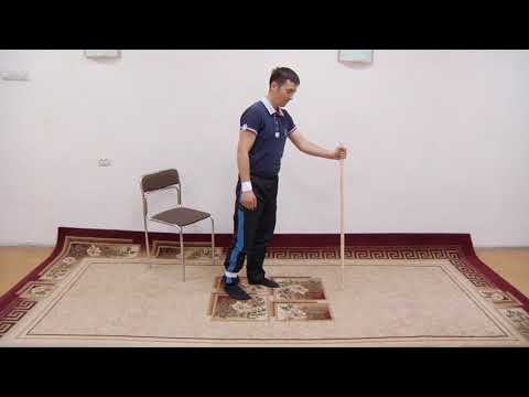 Видео: ЛФК после инсульта - 11.Ходьба с тростью