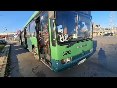 Видео: 3592 по 413  -  Технополис ж.к. Младост 4 - Централна Гара