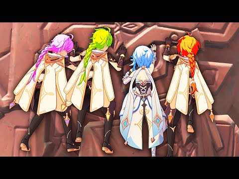 Видео: Я начал новый апокалипсис с четырьмя путешественниками C6 | Genshin Impact