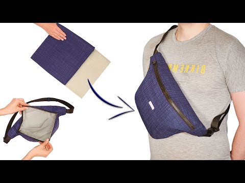 Видео: Как легко сшить рюкзак/поясную сумку – под силу даже новичку!