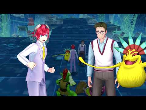 Видео: Digimon Story: Cyber Sleuth - первое прохождение на Nintendo Switch #4