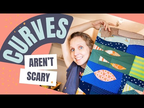 Видео: Больше советов по импровизации на тему пышных форм! И прогресс в создании лоскутного одеяла с рыб...