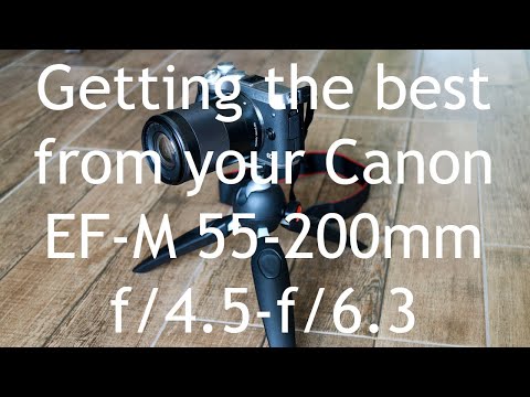 Видео: Обзор объектива Canon EF-M 55-200mm IS и руководство пользователя