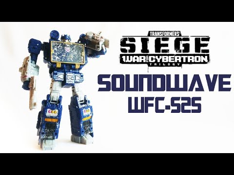Видео: Обзор на TRANSFORMERS SIEGE - Soundwave (WFC-S25)
