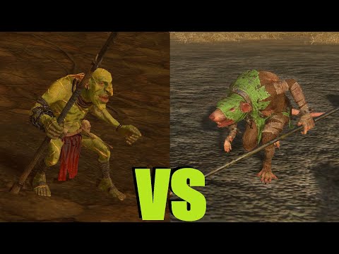 Видео: Гоблины рабочие vs Скавенские рабы: Total War Warhammer 3. Immortal Empires. тесты юнитов v 3.0.0