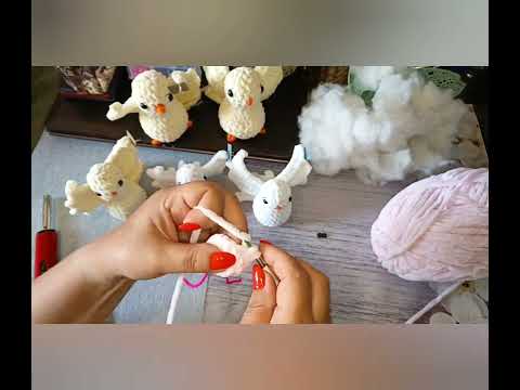 Видео: #наталивяжет Голуби 🕊️ Мира Мастер Класс