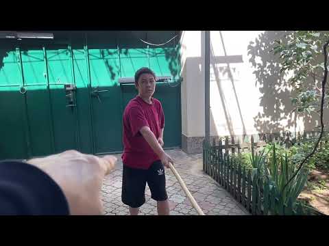 Видео: Уроки ушу. Тренировка с шестом.