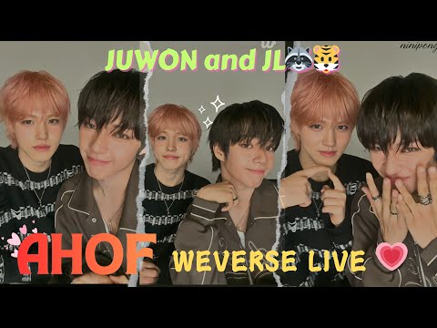 Видео: [ВСЕ СУБТИТРЫ] AHOF JL и JUWON EVERSE в прямом эфире 🦝🐯💖 (11.11.25) Хотите немного поговорить с н...