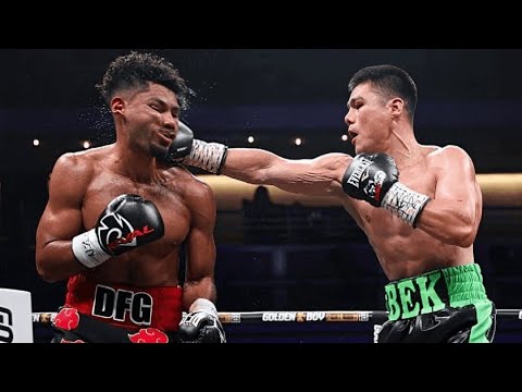 Видео: Бектемир Меликузиев (Узбекистан) vs Дариус Фулгум (США) | Основные моменты боксерских боев