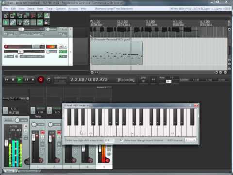 Видео: Reaper для начинающих | Миди клавиатура (часть 6)
