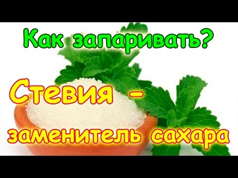 Видео: Как запаривать и использовать стевию (заменитель сахара). (03.17г.) Семья Бровченко.