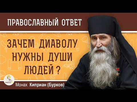 Видео: ЗАЧЕМ ДИАВОЛУ НУЖНЫ ДУШИ ЛЮДЕЙ ?  Монах Киприан (Бурков)