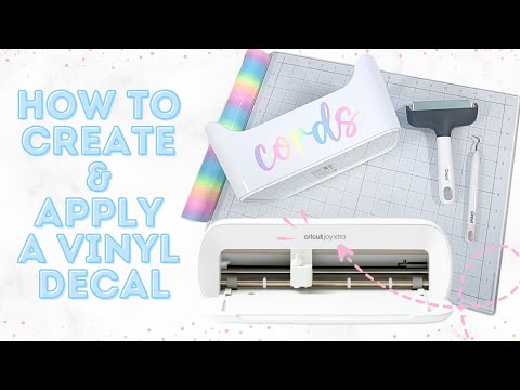 Видео: Как сделать виниловые наклейки с Cricut | Проекты Cricut для начинающих | Советы по дизайну Cricut