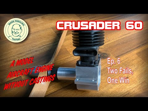 Видео: Crusader 60. Модель авиадвигателя, которую можно построить без литья. Эпизод 6 — Картер