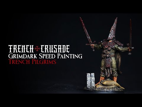 Видео: Как быстро покрасить Grimdark Trench Crusade Trench Pilgrims.