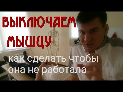 Видео: Выключаем мышцу. Как сделать чтобы не работала мышца