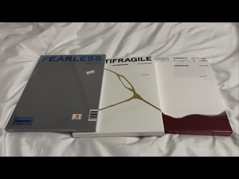 Видео: Распаковка дискографии LE SSERAFIM FEARLESS, ANTIFRAGILE, UNFORGIVEN 🔥