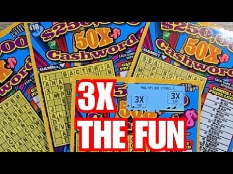Видео: 💥💥💥ПРИБЫЛЬ💥💥💥 $250 000 50X CASHWORD — скретч-тизер Техасской лотереи