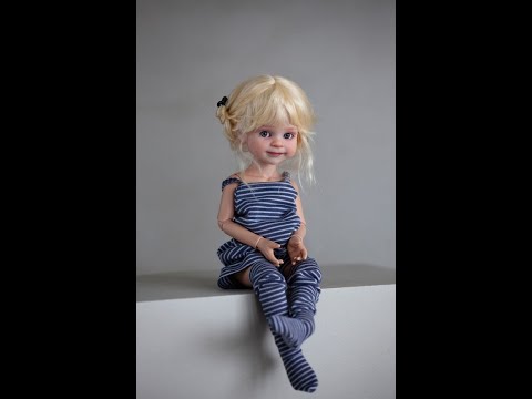 Видео: Авторская Кукла Лепка из пластика ! Мастер класс
