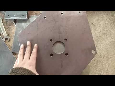 Видео: Переходная плита изготовленная по образцу для минитрактора,минипогрузчика.