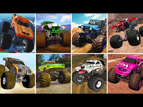 Видео: КАЖДЫЙ Monster Truck в КАЖДОЙ игре Monster Jam