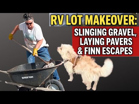 Видео: Преображение стоянки для автодомов: гравий, укладка брусчатки и побег из Финна 😱 Утренний кофе с ...