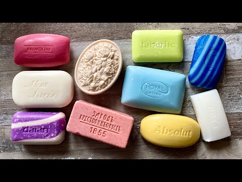 Видео: ASMR Soap cutting | Soap Carving|Резка мыла  | ASMR