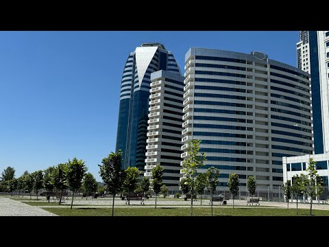 Видео: Grozny, Chechnya - Грозный - Walking Tour - Driving Tour - PART 4