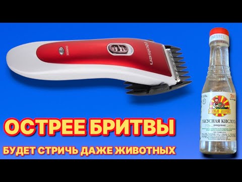 Видео: Плохо стрижёт машинка для стрижки волос , как заточить ножи машинки для стрижки волос