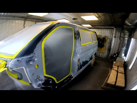 Видео: Покраска кузова Т5 - проект КИБОРГ !!!